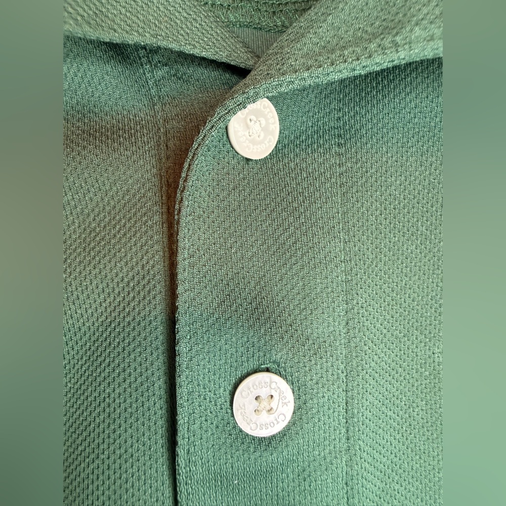 Cross Creek Men’s Hunter Green Short Sleeve Polo Shirt Size XL